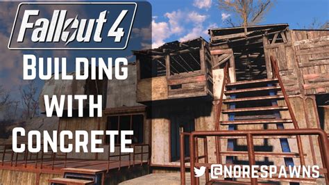 building with concrete fallout 4|fallout 4 concrete structures.